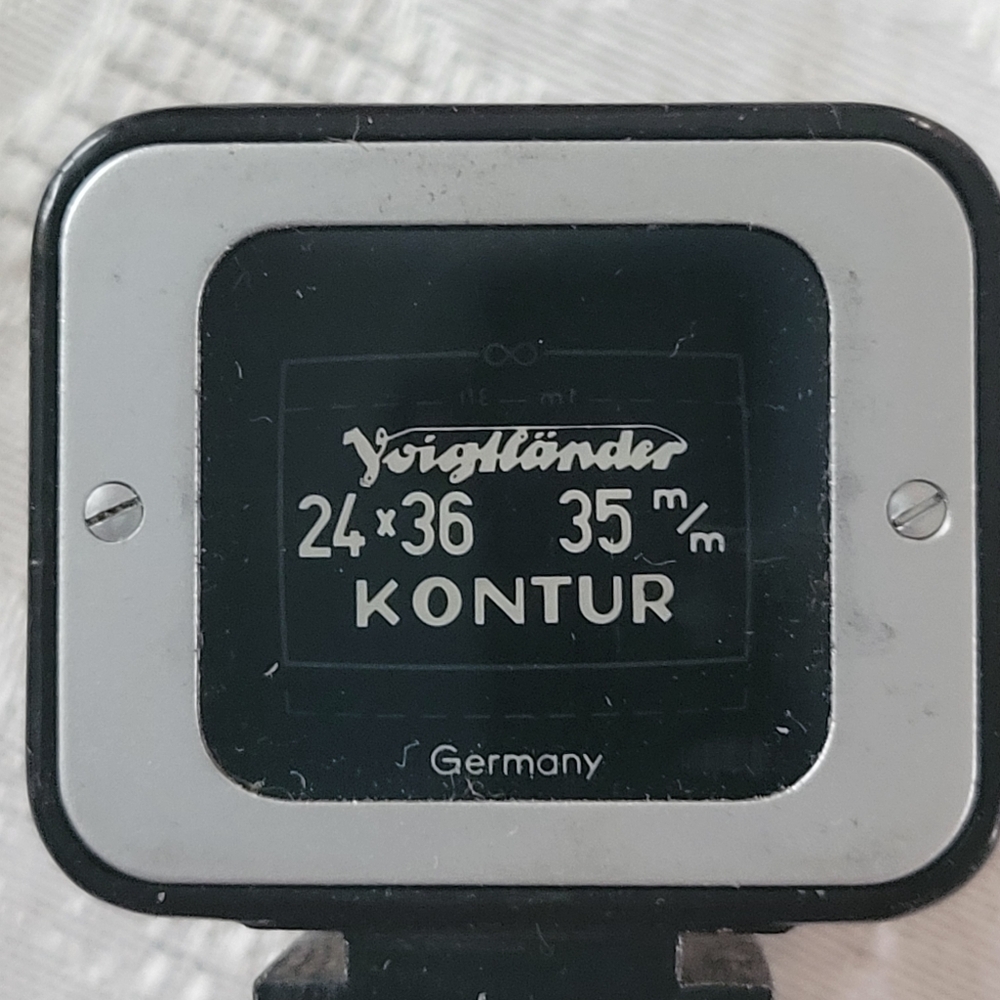 VTG Voightlander Kontur Optical Lens Vuewfinder 24x36